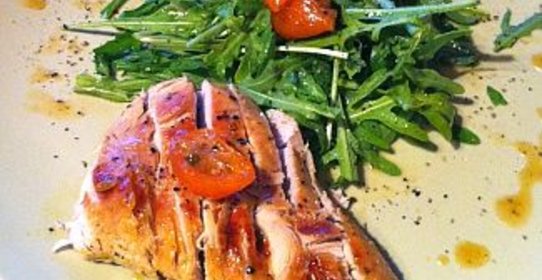 Филе индейки под соусом из кумквата