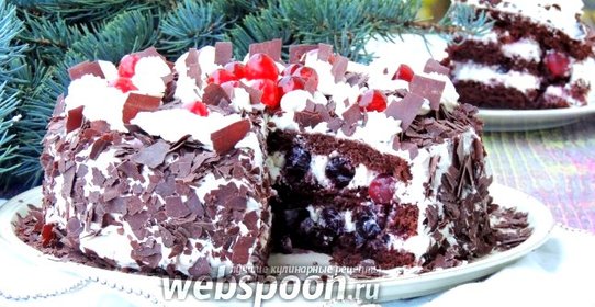 Торт вишнёвый или шварцвэлдер киршторте