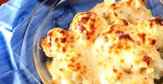 Жареная цветная капуста с бальзамическим уксусом и пармезаном