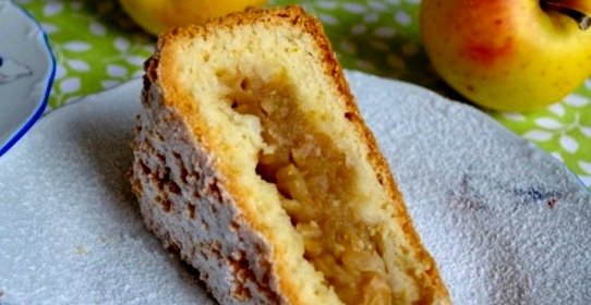 Песочный яблочный пирог