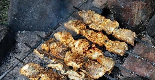 Шашлык из карпа
