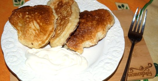 Оладьи из дрожжевого теста