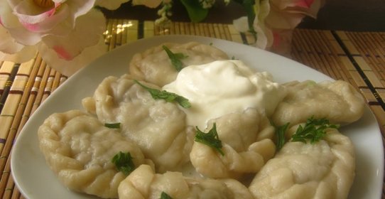 Вареники с мясом и картофелем