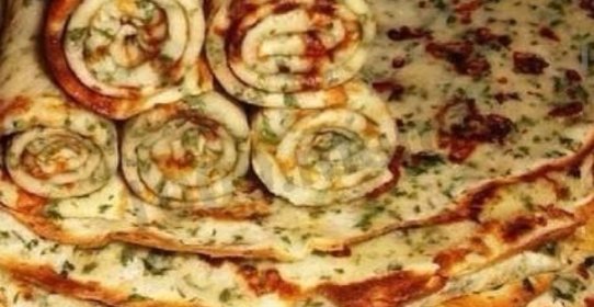 Сырные блинчики с зеленью