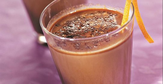 Горячий шоколад с апельсиновой цедрой