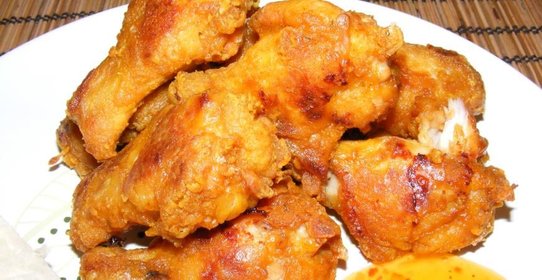 Запеченные порционные куриные крылышки