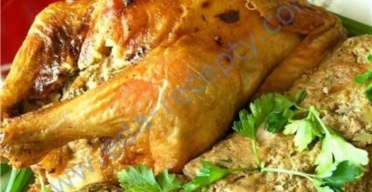 Фаршированный цыпленок по-арабски