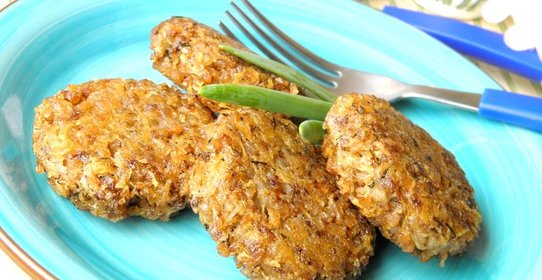 Постные котлеты из гречки