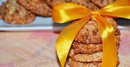 Ореховое печенье без муки