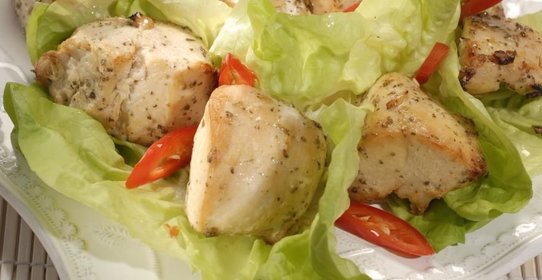 Филе индейки в лимонном маринаде