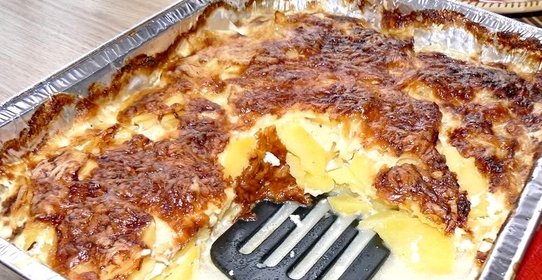 Картофель запеченный со сливками