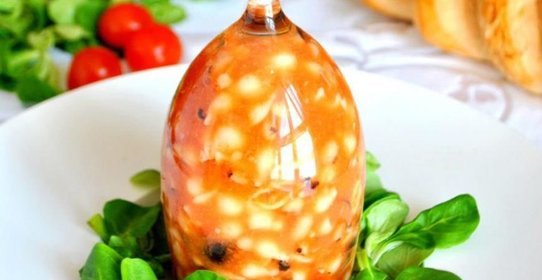 Томатный суп с фасолью