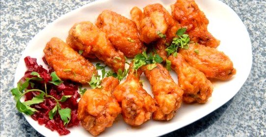 Кисло-сладкие куриные крылышки с паприкой