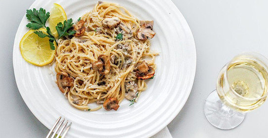 Сливочная паста c грибами