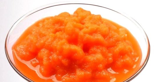 Морковное пюре для грудничка