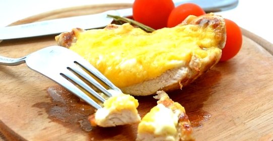 Куриные отбивные с сыром