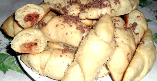 Постные рогалики с повидлом