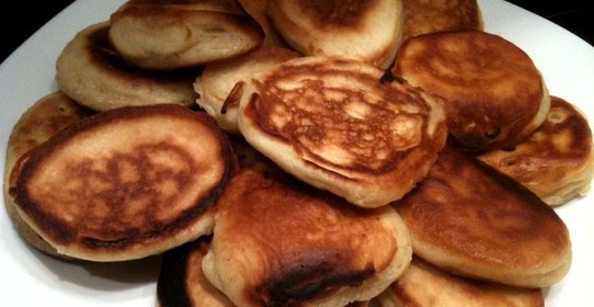 Оладушки на кислом молоке