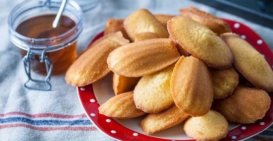 Медово-имбирное печенье Мадлен