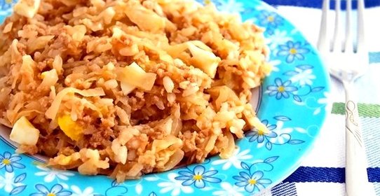 Ленивые голубцы для детей