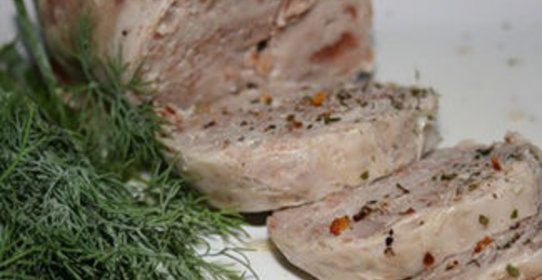 Фаршированная голень индейки