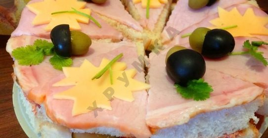 Бутербродный торт