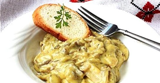 Фрикасе с грибами