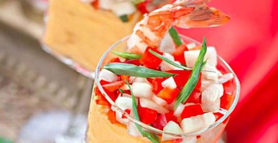 Коктейль из креветок с тархуном