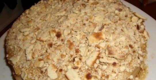 Торт-минутка на сковороде