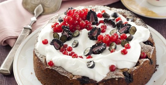 Ягодный пирог с хересом