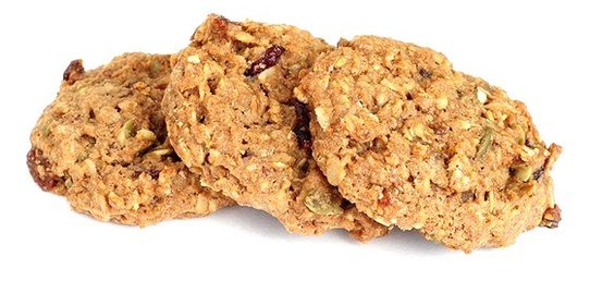 Печенье с изюмом и орехами