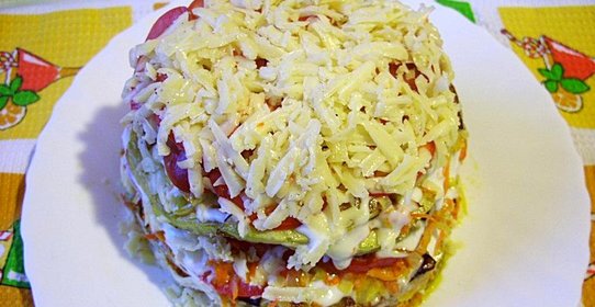 Тортик из кабачка