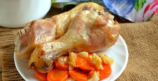 Куриные ножки в рукаве в духовке