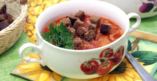 Капустник с ржаными сухариками