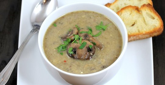 Диетический грибной крем-суп