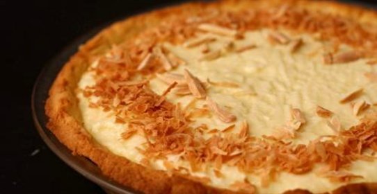 Тарт с кокосовым кремом