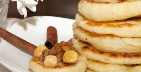 Постные витые блины