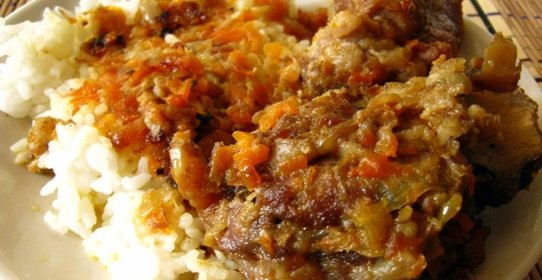 Рагу из свиных ребер