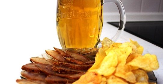 Вяленая куриная грудка к пиву