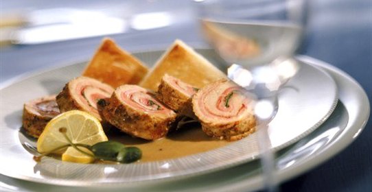 Пьяные рулеты из оленины