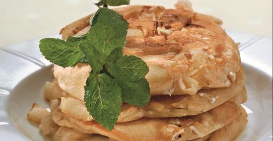 Блинчики с яблочным припеком