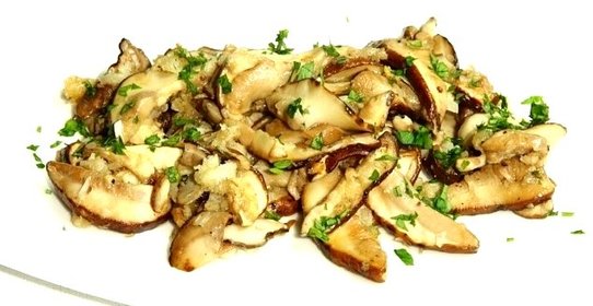 Белые грибы жареные