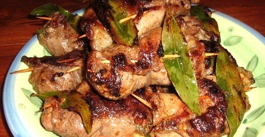 Телятина на гриле