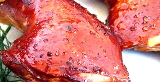 Курица в коптильне