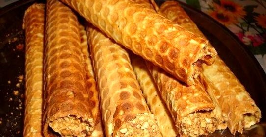 Вафельные трубочки