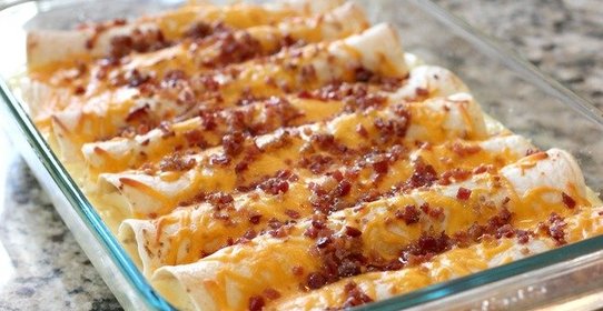 Мексиканский энчиладос с фаршем