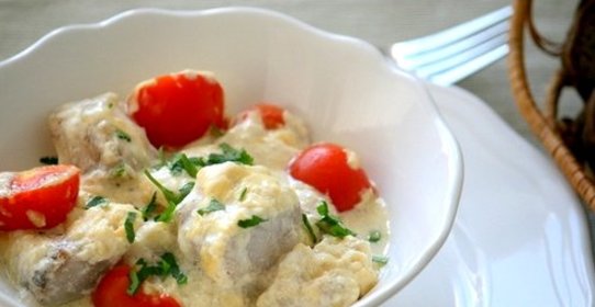 Треска, запеченная в духовке с сыром