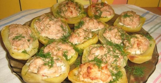 Картофель с фаршем в духовке