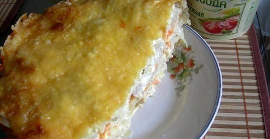 Куриное филе под шубой