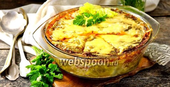 Капустная лазанья с фаршем